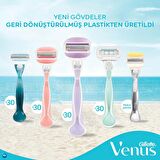 Gillette Venüs Swirl Kadın Tıraş Makinesi + 3 Yedek Tıraş Bıçağı